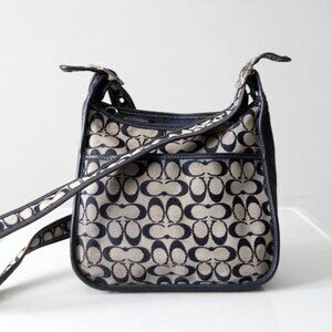 Vintage Coach Signature C Monogram Crossbody Purse 2000s
